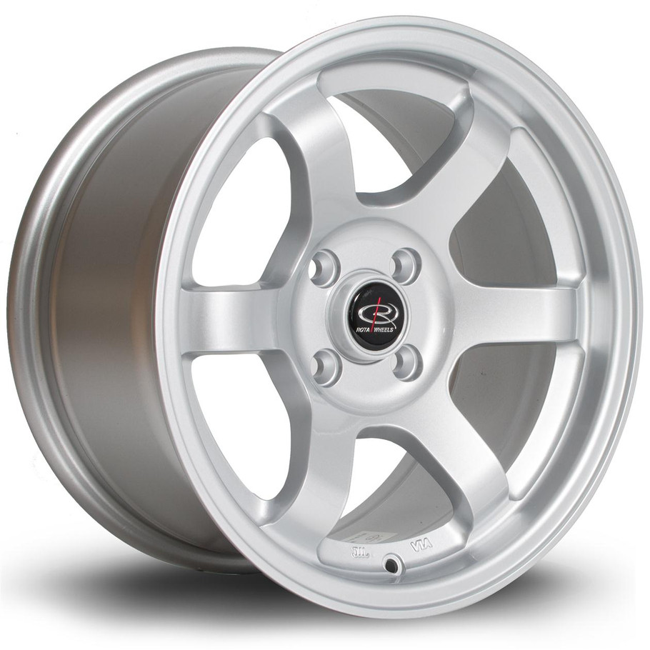 Rota Grid 15x8 ET20 4x100 Silver (GRCO8015C1P20PCPS0671) www.srbpower.com