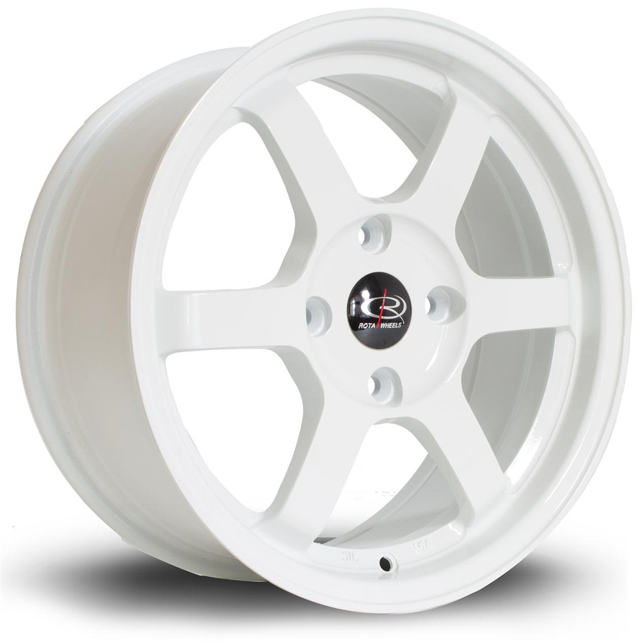 Rota Grid 16x7 ET40 4x100 White (GRID7016C1P40PCWH0671) www.srbpower.com