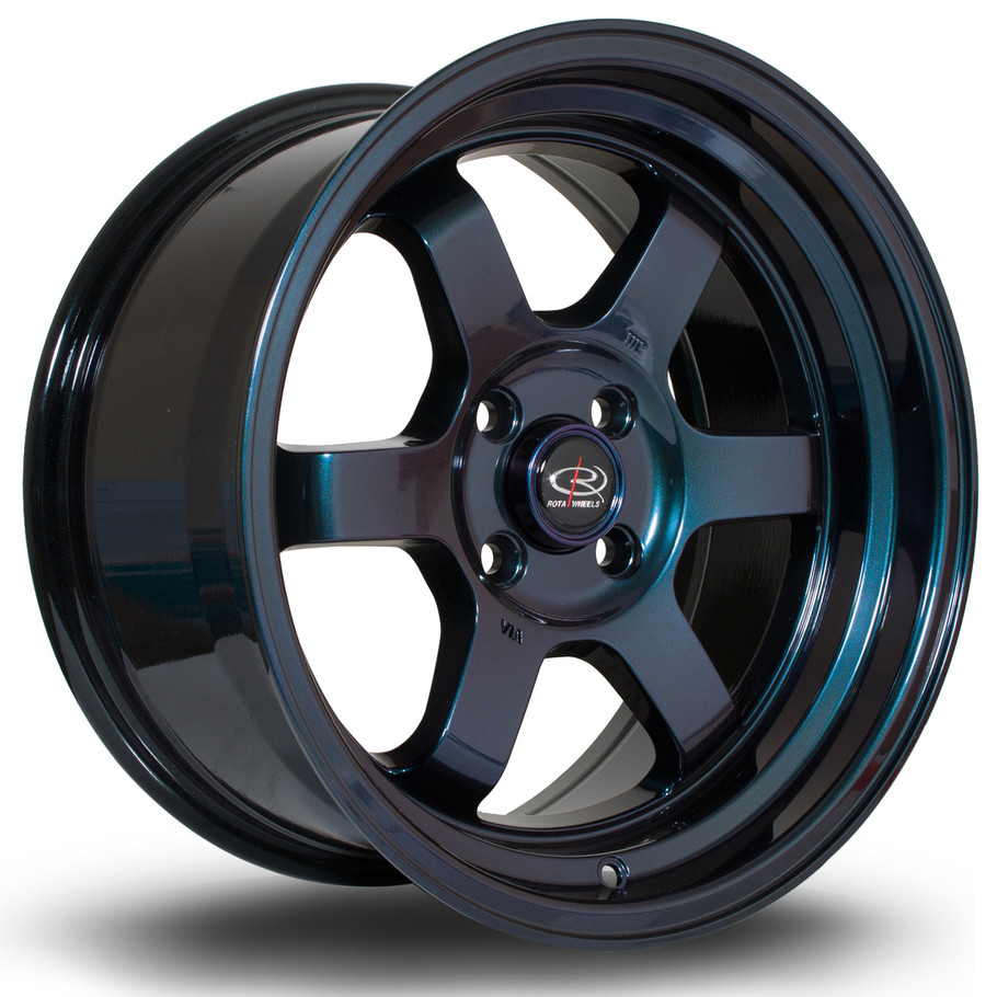 Rota Grid-V 16x8 ET20 4x100 NeoChrome (GRIV8016C1P20PCCM0671) www.srbpower.com