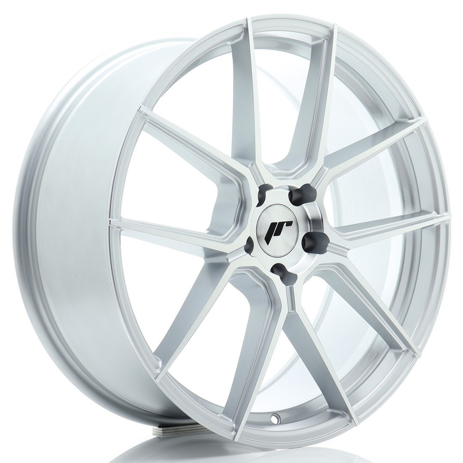 JR Wheels JR30 20x8.5 ET35 5x120 72.6mm Silver Machined Face