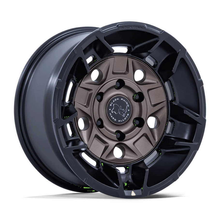 Black Rhino BR028 GUARD 17x8.5 ET0 6x139.7 106.10mm BURNT BRONZE W/ MATTE BLACK LIP (Load Rated 1202kg)