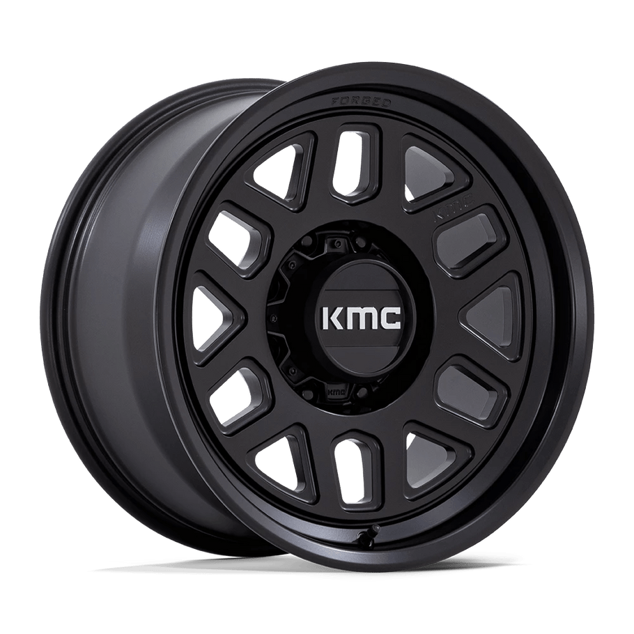 KMC KM451 MESA FORGED MONOBLOCK 18x9 ET18 8x165.1 125.10mm SATIN BLACK (Load Rated 1814kg)