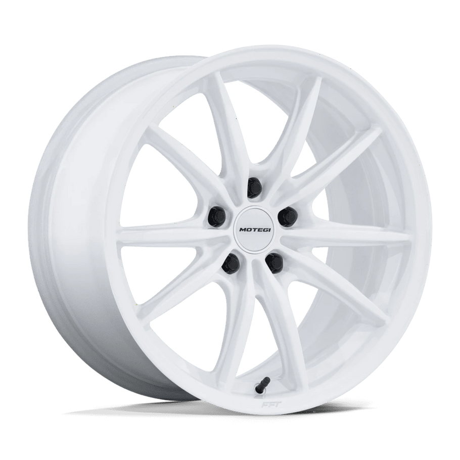 Motegi Racing MR162 ZENTOKU 18x9.5 ET40 5x114.3 72.56mm GLOSS WHITE (Load Rated 612kg)