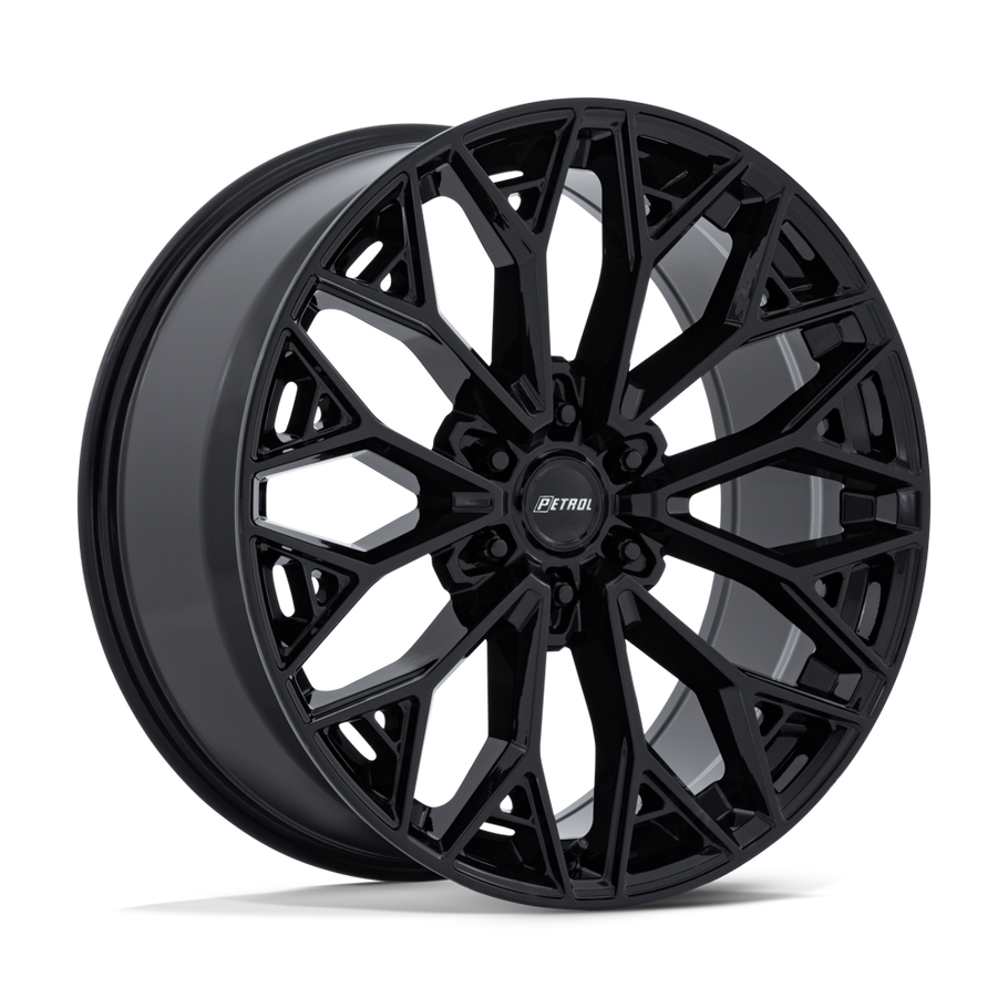 Petrol PE006 P5E 20x9.5 ET25 6x139.7 106.10mm GLOSS BLACK (Load Rated 1134kg) Petrol PE006 P5E 20x9.5 ET25 6x139.7 106.10mm GLOSS BLACK (Load Rated 1134kg)