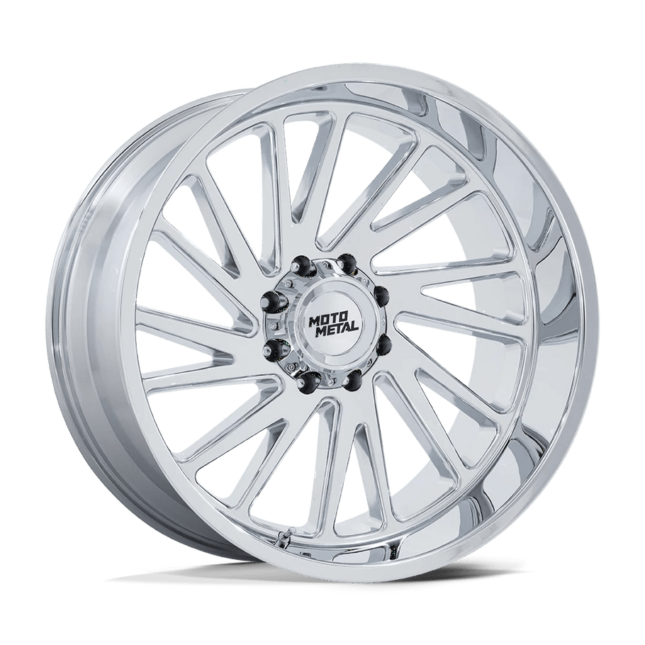 Moto Metal MO811 COMBAT 24x12 ET-44 8x180 124.20mm CHROME (Load Rated 1678kg)