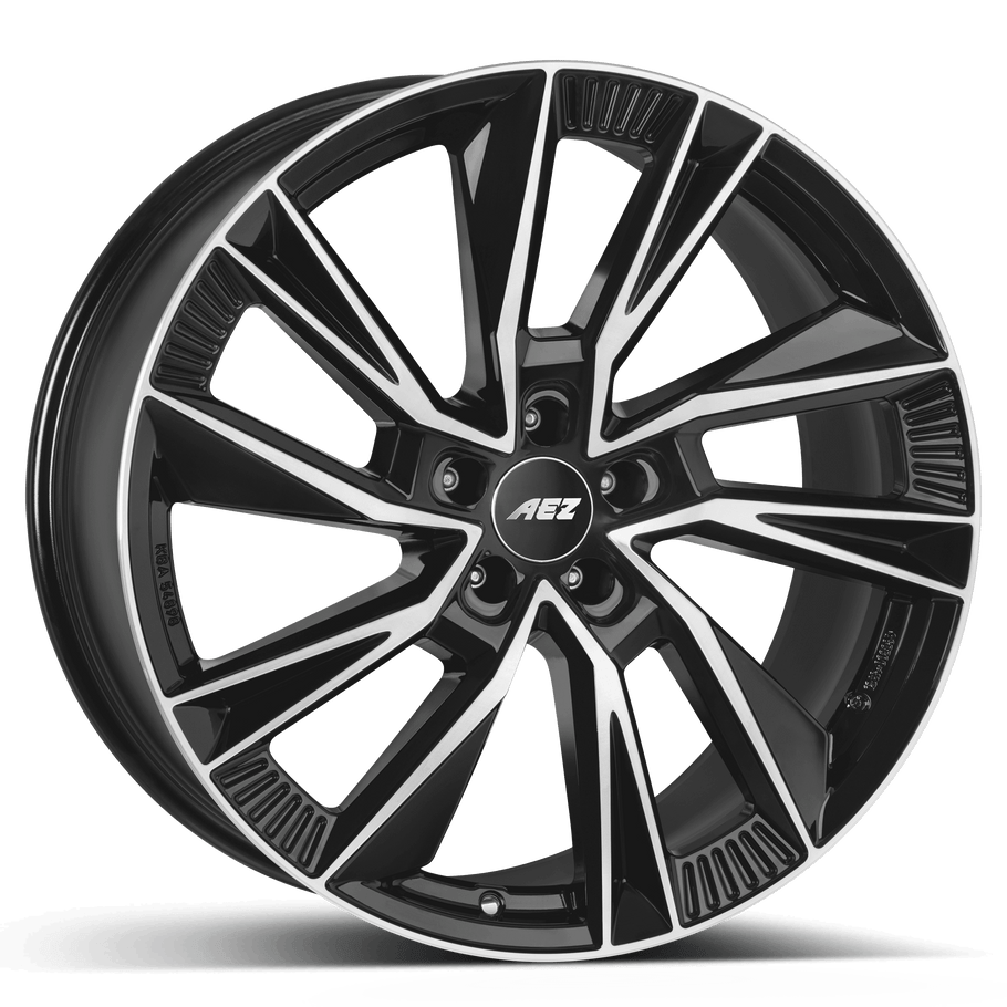 AEZ Havanna dark 20x9 ET38.5 5x108 Black / Polished (Load Rated 1045kg) (AHA0MHBP385E)