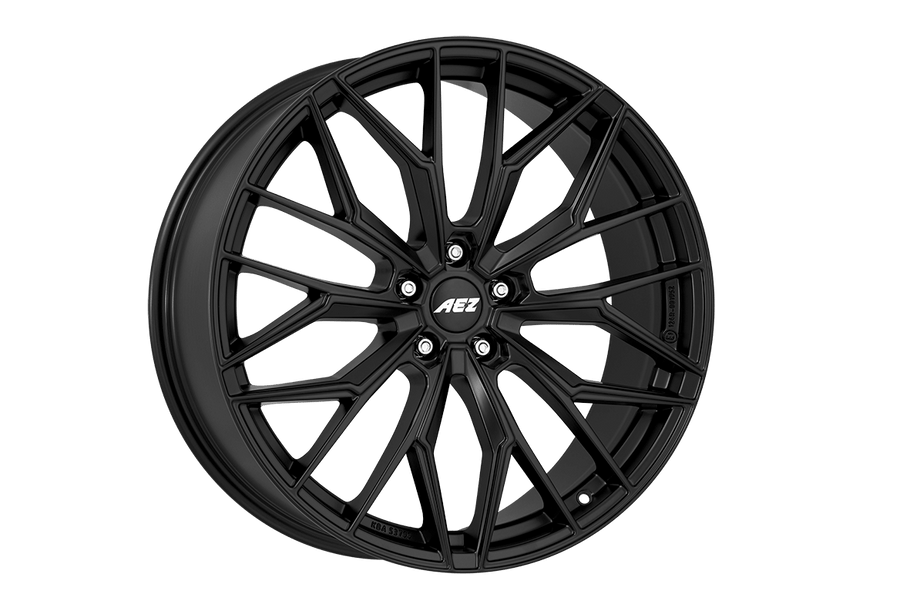 AEZ Porto black 19x8 ET30 5x112 Black Matt (Load Rated 810kg) (APR9K8KA30E)