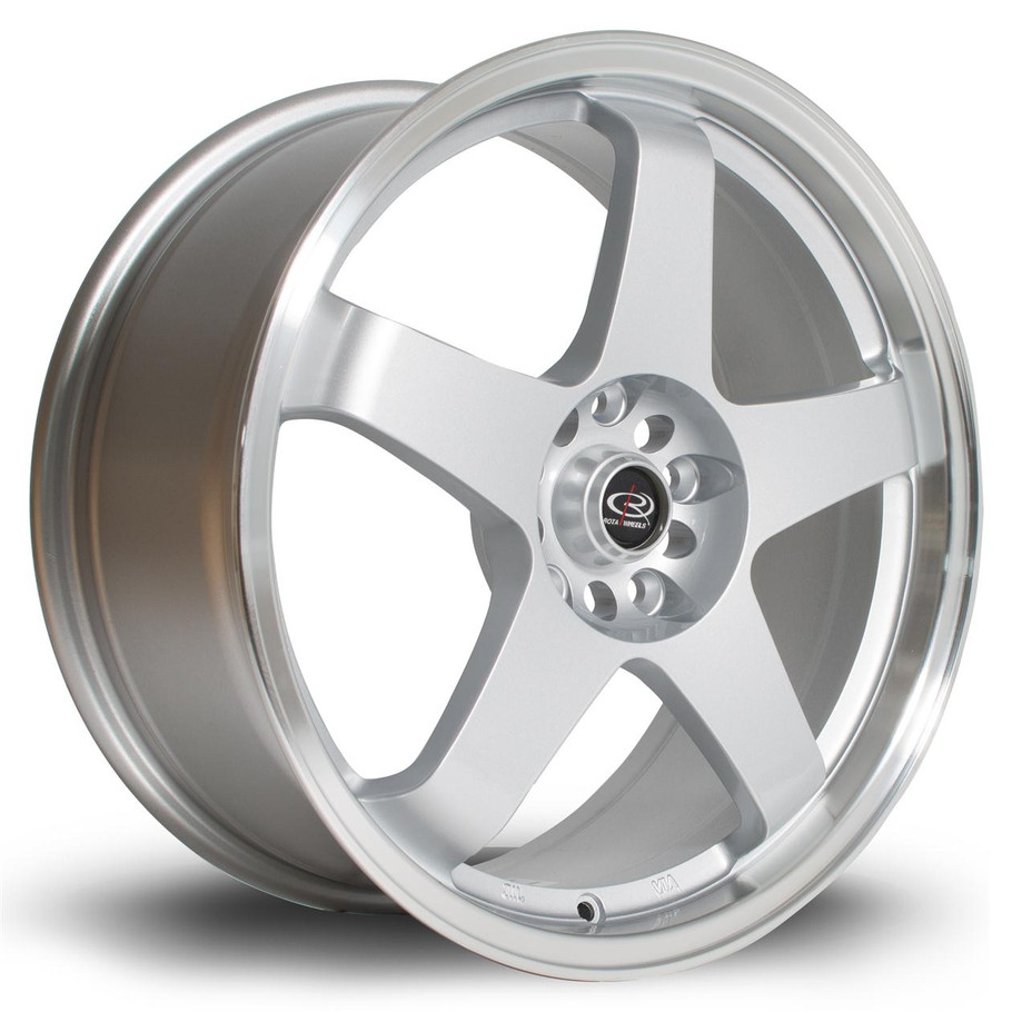 Rota GTR 18x8.5 ET30 5x114 RLSilver (P45F8518D1P30RLPS0730) www.srbpower.com