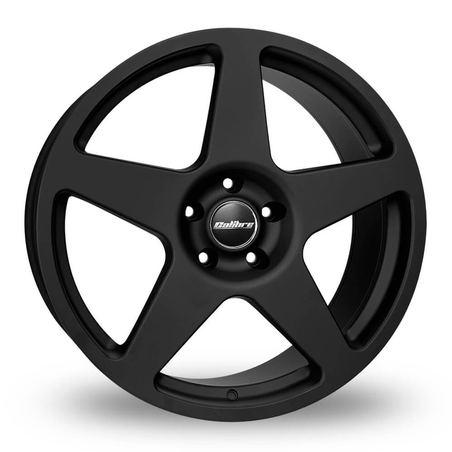 Calibre Five 17x7 ET38 4x100 Matt Black (Load Rated 750kg) (L7704100MB2038)