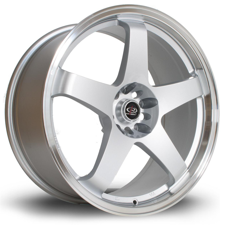 Rota GTR 19x9 ET20 5x114 RLSilver (P45F9019D1P20RLPS0730) www.srbpower.com