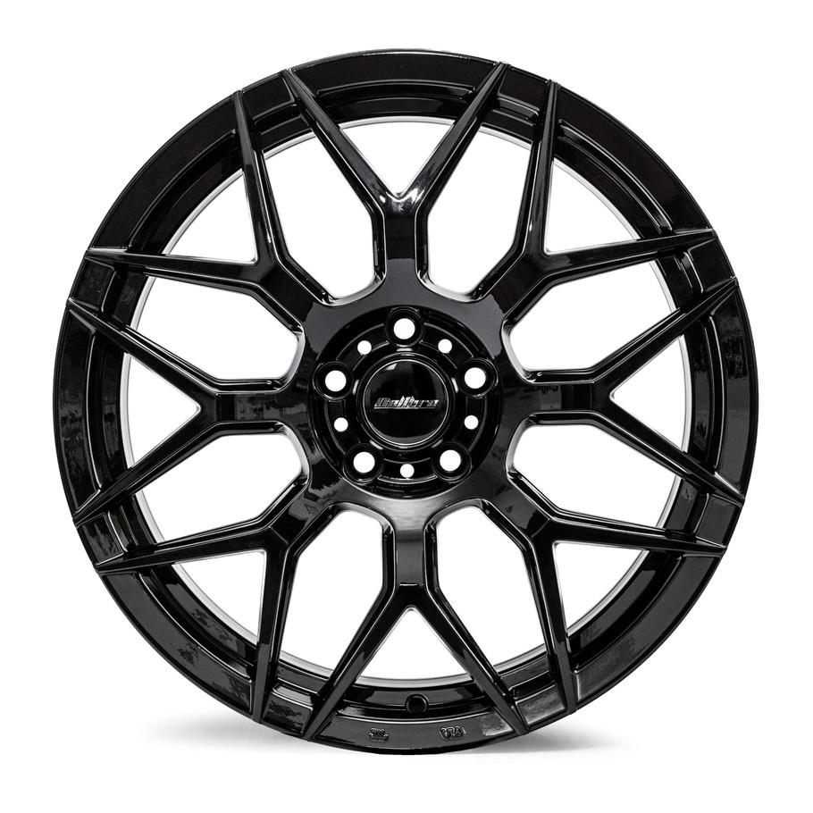 Calibre Spa 18x8 ET45 5x108 Gloss Black (Load Rated 700kg) (U8805108GB4045)