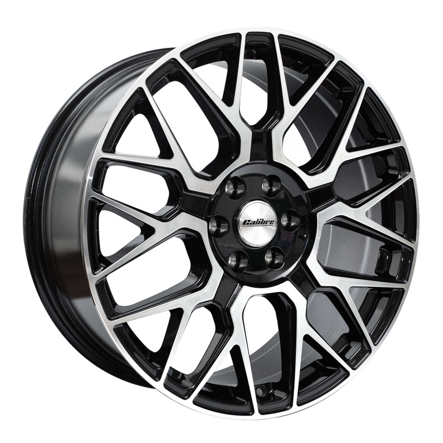Calibre Spartan 20x8.5 ET42 5x120 Gloss Black / Polished (Load Rated 1100kg) (Y2855120BP5842)