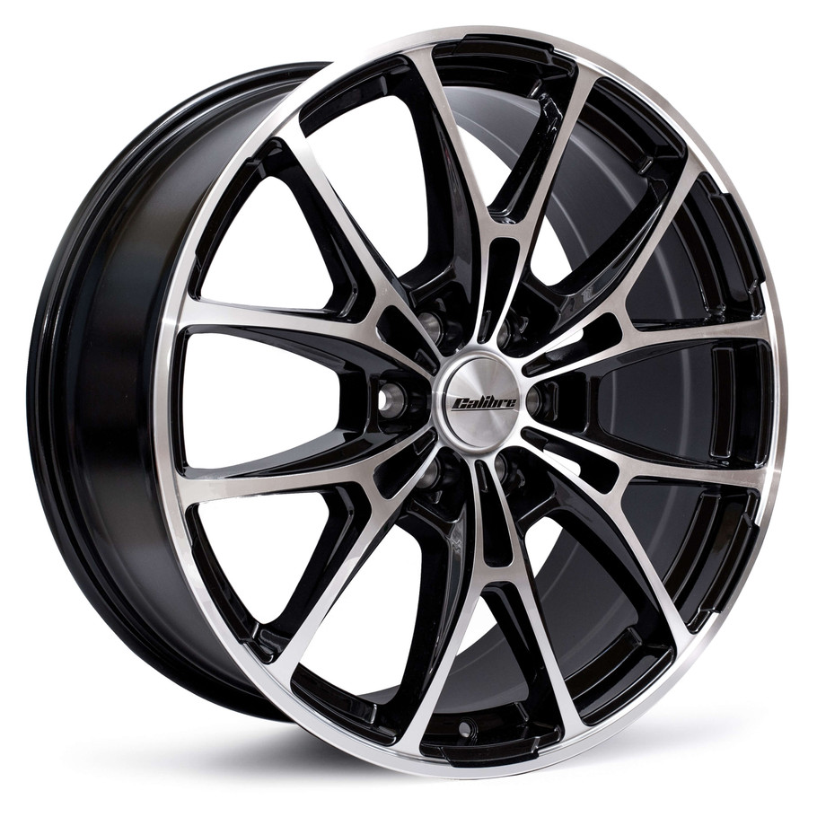 Calibre Katana 20x8.5 ET42 6x120 Gloss Black / Polished (Load Rated 1050kg) (Y2856120BP3242)