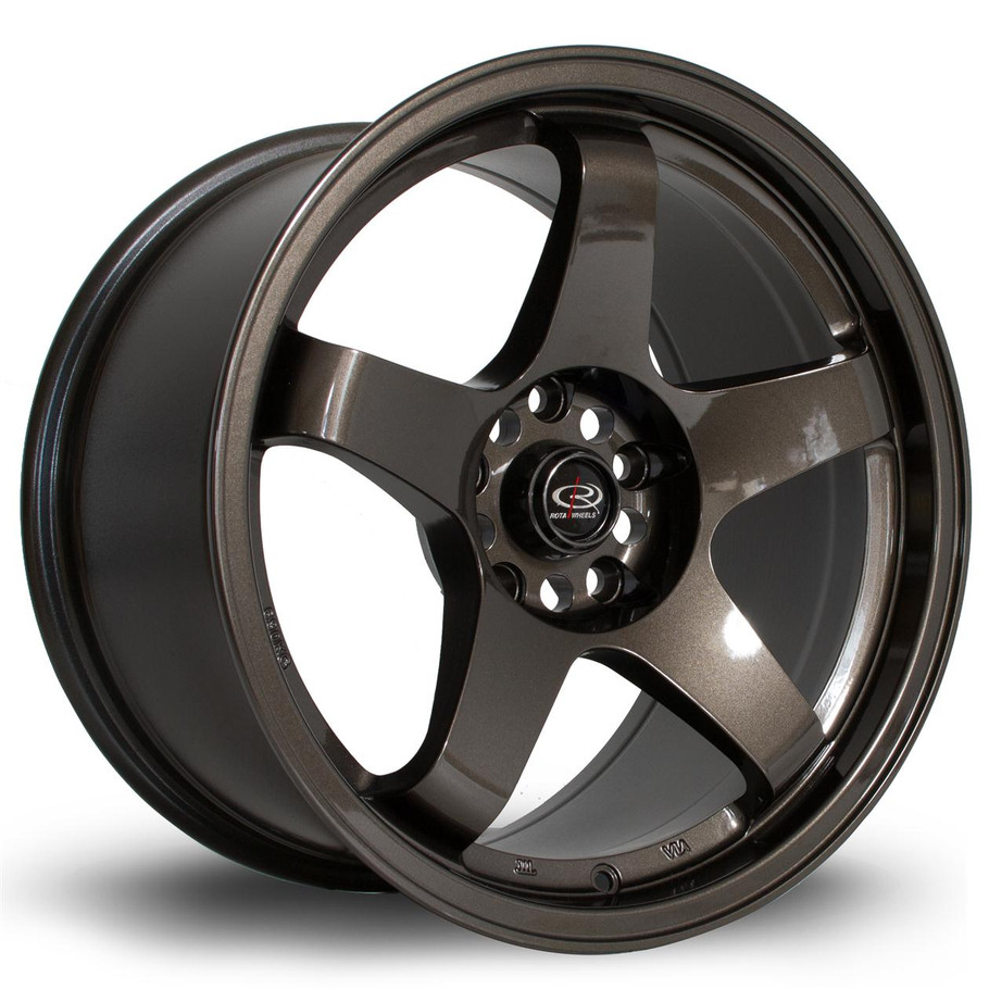 Rota GTR 17x9 ET35 5x114 Gunmetal (P45R9017D1P35PCGM0730) www.srbpower.com