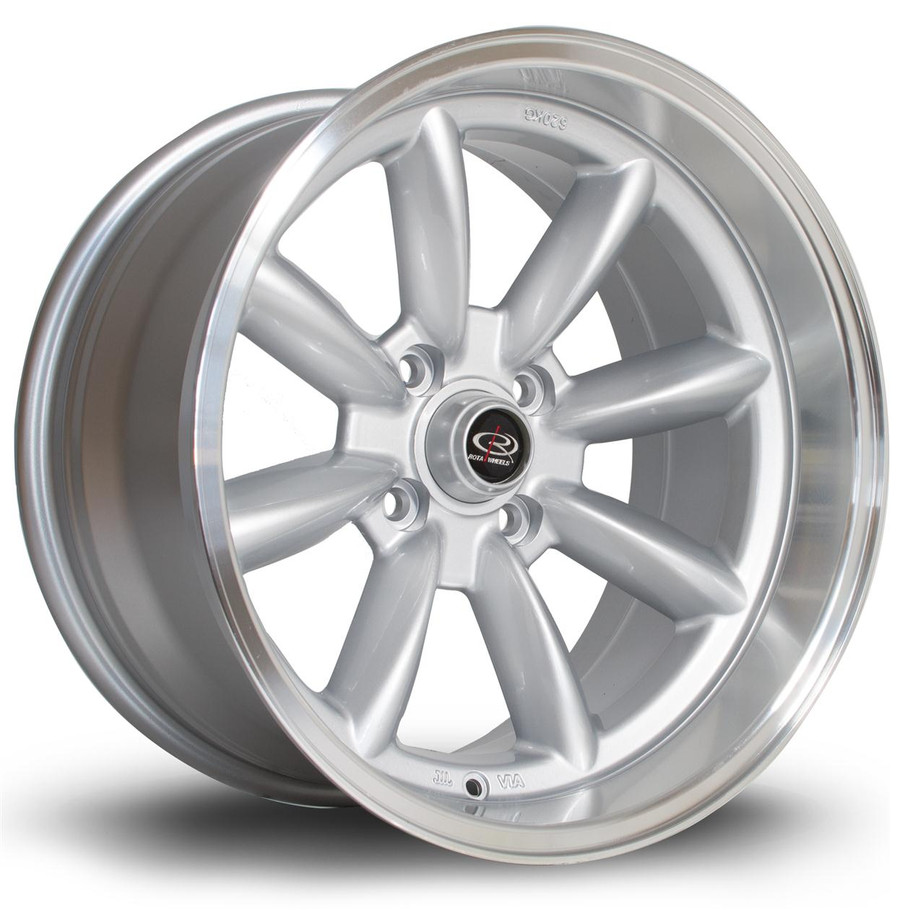 Rota RBX 17x9 ET-13 4x114 RLSilver (RBX19017A1N13RLPS0730) www.srbpower.com