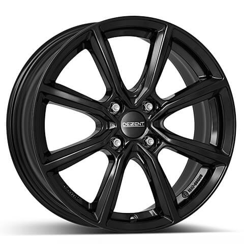 Dezent TN black 16x6.5 ET47.5 4x108 Black (Load Rated 630kg) (TTNZ3BA475E)