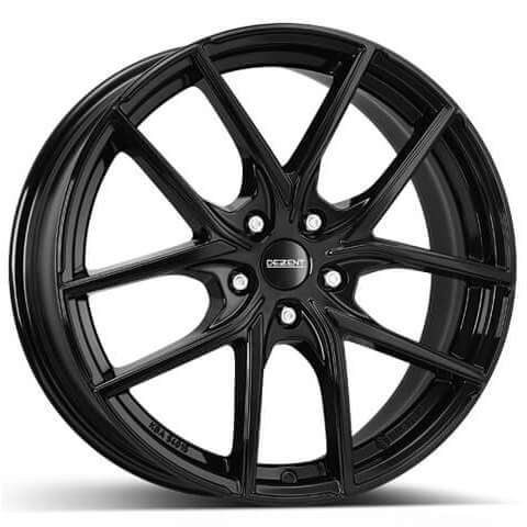 Dezent TO black 17x7.5 ET40 5x112 Black (Load Rated 705kg) (TTO78BA40E)