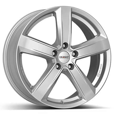 Dezent TU silver 17x6.5 ET40 5x100 Silver (Load Rated 625kg) (TTU96SA40E)