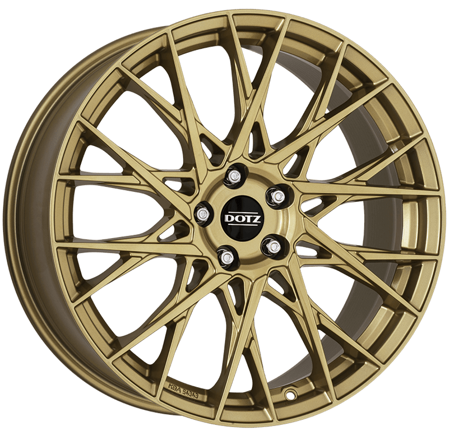 Dotz Fuji gold 18x8 ET48 5x112 Gold (Load Rated 690kg) (OFUG8DA48)