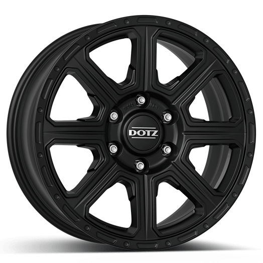 Dotz Kalahari black 18x8 ET42 5x120 Matt Black (Load Rated 1150kg) (OKAG9KA42)