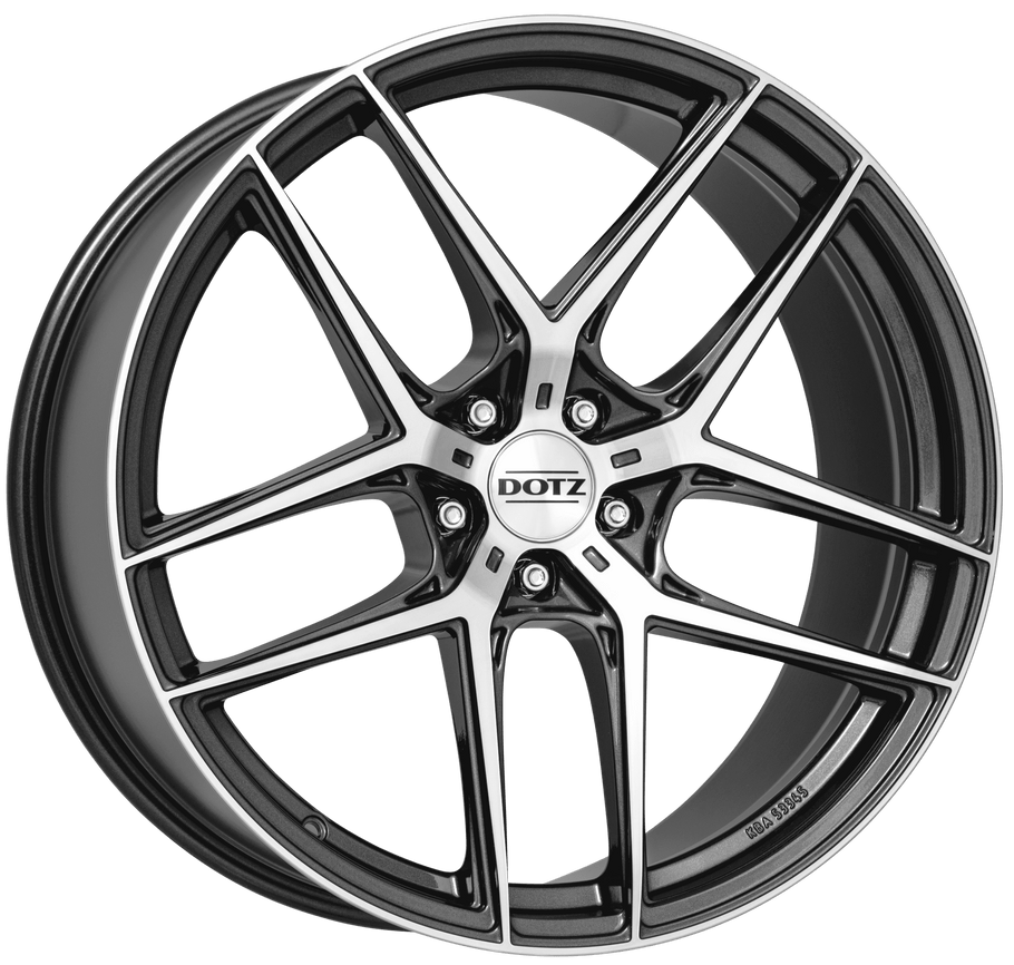 Dotz LagunaSeca dark 21x9 ET30 5x120 Gunmetal / Polished (Load Rated 740kg) (OLA1M9FP30)