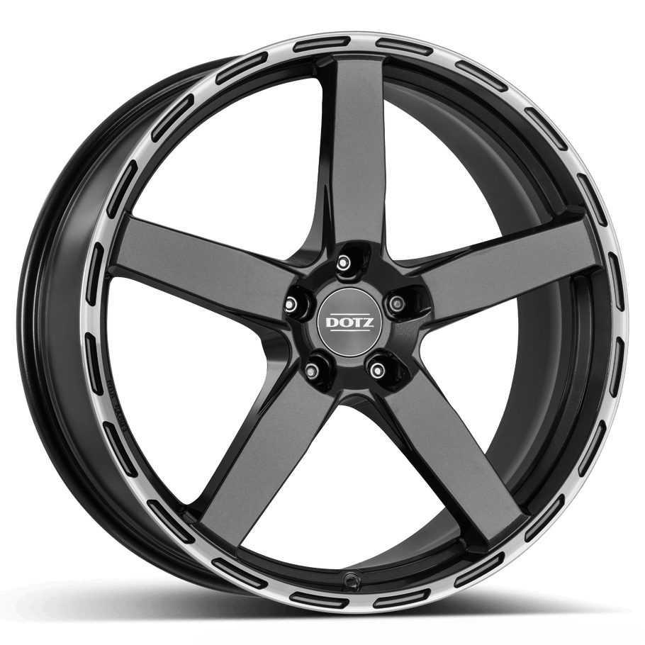 Dotz MarinaBay dark 19x8 ET45 5x108 Gunmetal / Polished Lip (Load Rated 715kg) (OMA9KHFL45)