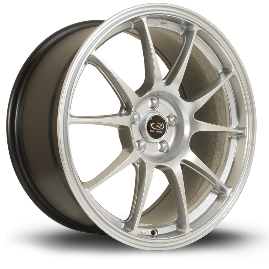 Rota Titan 18x8.5 ET44 5x100 HSilver (TITF8518O1P44PCHS0730) www.srbpower.com