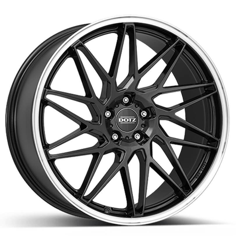 Dotz Tanaka dark 18x8 ET35 5x100 Gunmetal / Polished Lip (Load Rated 680kg) (OTAG6FL35)