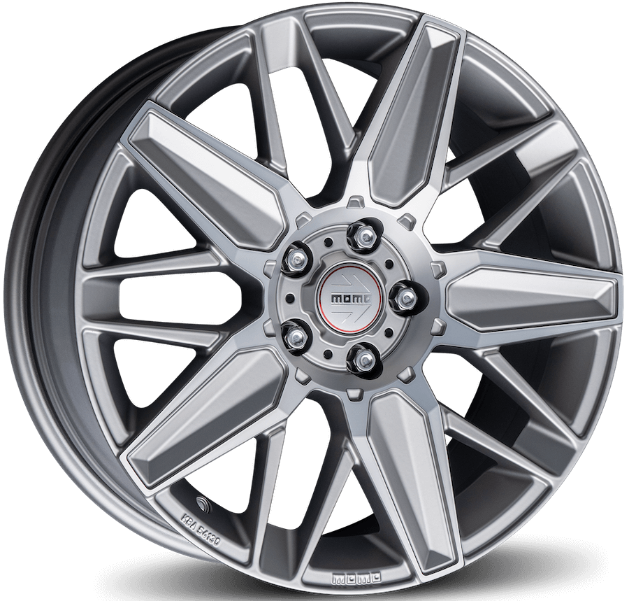 MOMO Evoluzione 18x8 ET42 5x112 Matt Titan Silver Polished (Load Rated 700kg) (WEVT80842512E)