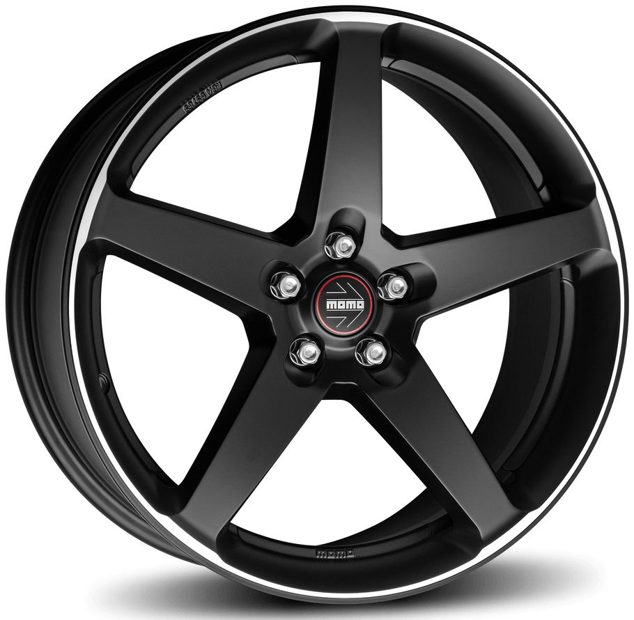 MOMO Five 19x8.5 ET43 5x108 Matt Black Polished (Load Rated 700kg) (WFIE85943508E)