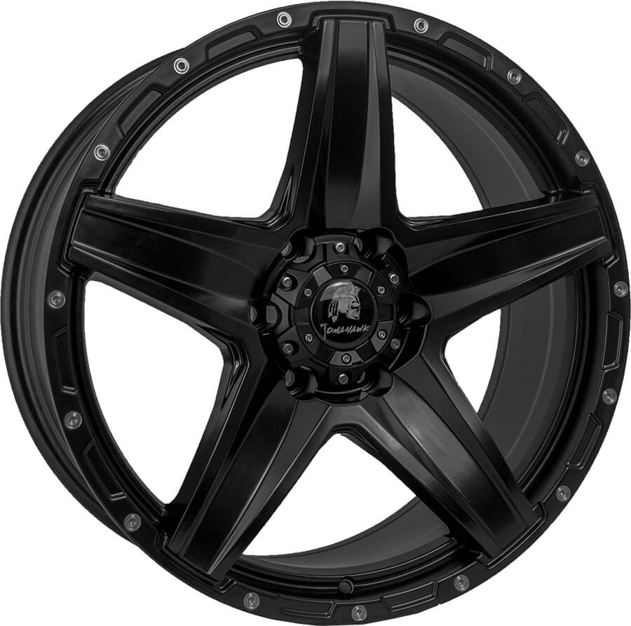 Tomahawk Apache 20x8.5 ET16 6x139.7 Satin Black (Load Rated 1250kg) (P2856139SB9316)