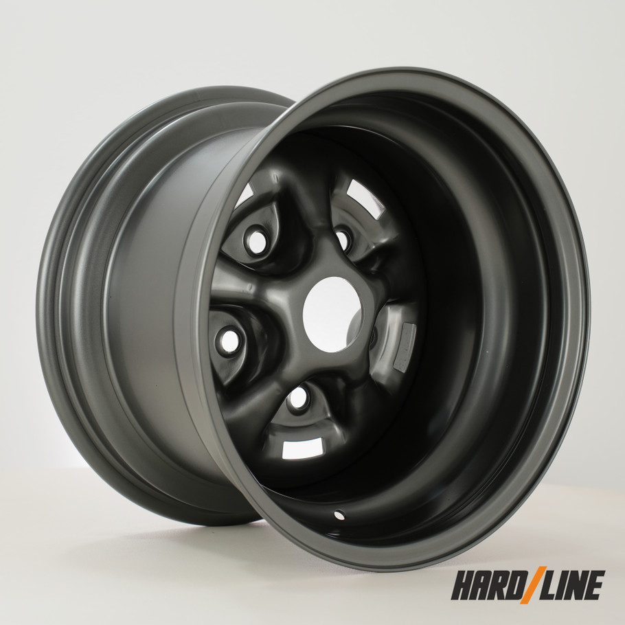 Hardline (Steel Wheels) SW RRST 16x10 ET-32 5x165.1 mm Gunmetal (Load Rating 1200kg) (SW-RRST1016L1N32PCGM)