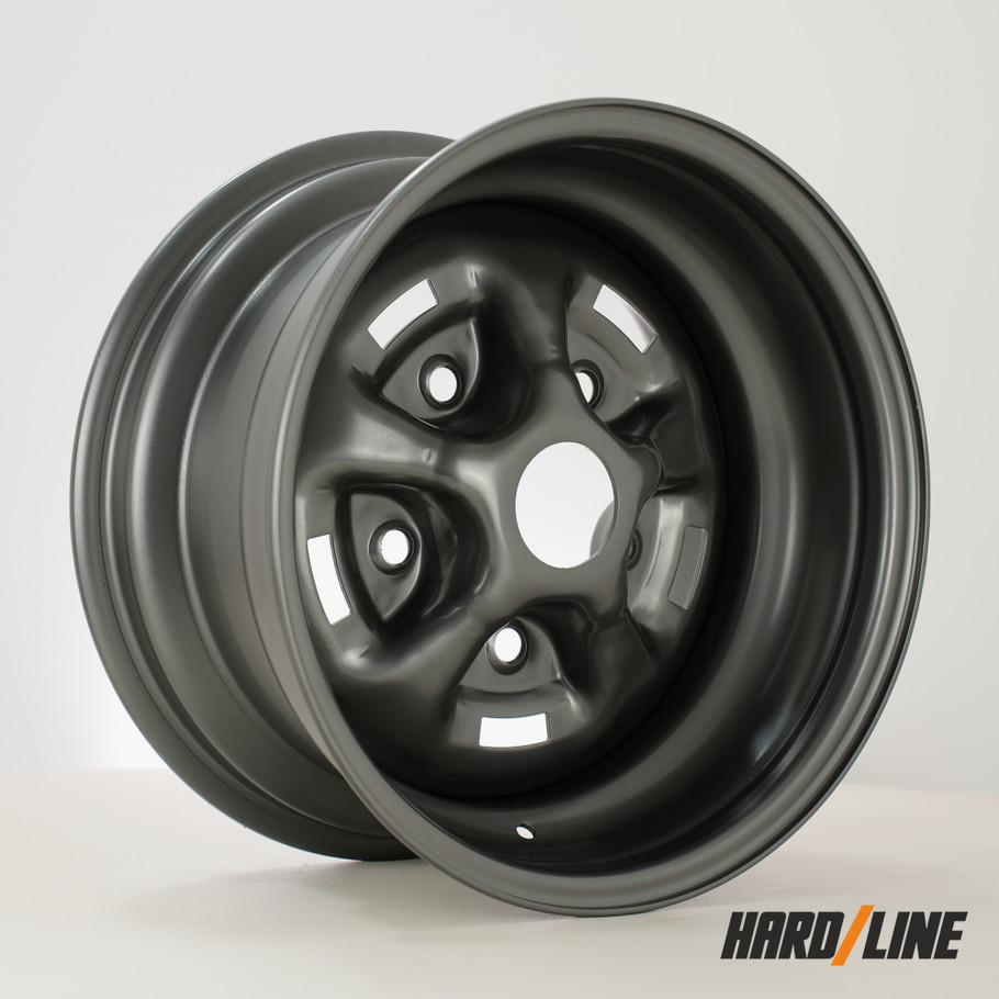Hardline (Steel Wheels) SW RRST 16x8 ET0 5x165.1 mm Gunmetal (Load Rating 1200kg) (SW-RRST8016L1P00PCGM)