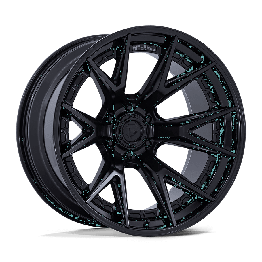 Fuel FC402 CATALYST 17x9 ET1 6x135 87.10mm MATTE BLACK W/ GLOSS BLACK LIP (Load Rated 1202kg)