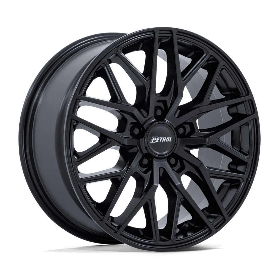 Petrol PE004 P3E 20x8.5 ET40 5x112 66.56mm MATTE BLACK (Load Rated 943kg)