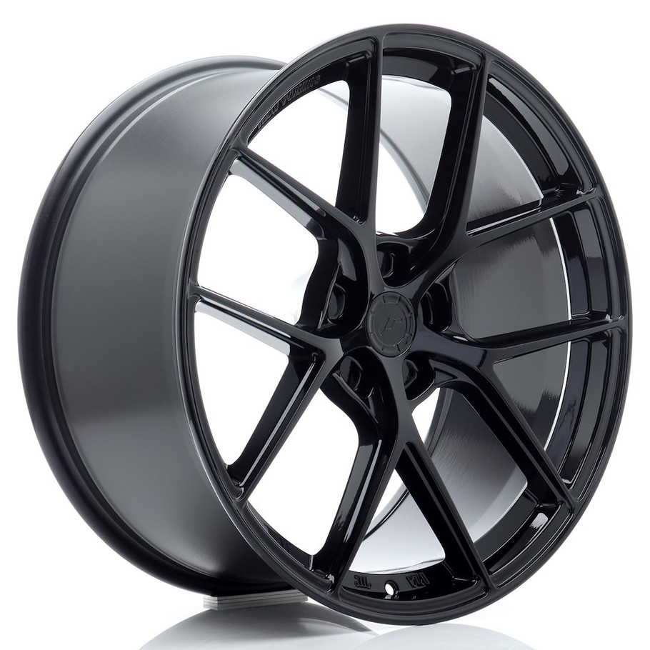 JR Wheels SL01 20x10 ET24 5x112 72.6mm Gloss Black