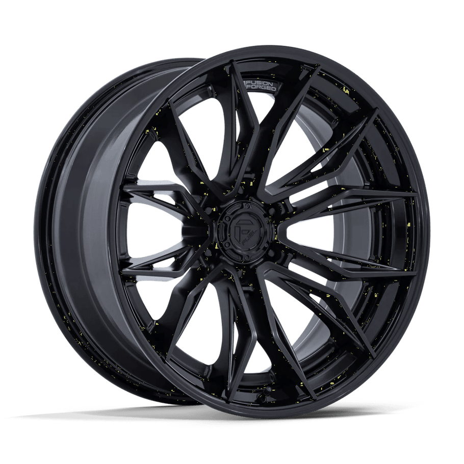 Fuel FC404 MUTINY 22x10 ET-18 8x170 125.10mm MATTE BLACK W/ GLOSS BLACK LIP (Load Rated 1678kg)