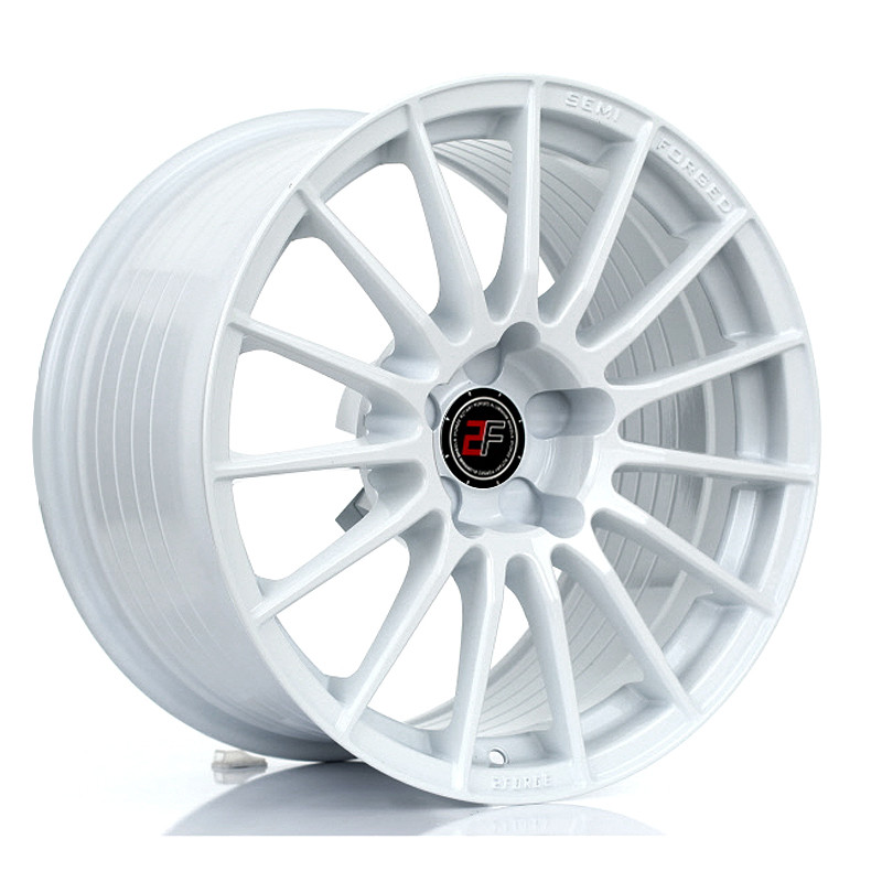 2FORGE ZF1 15x6 3x112 ET15 to 40 WHITE (Load Rated 690kg) www.srbpower.com
