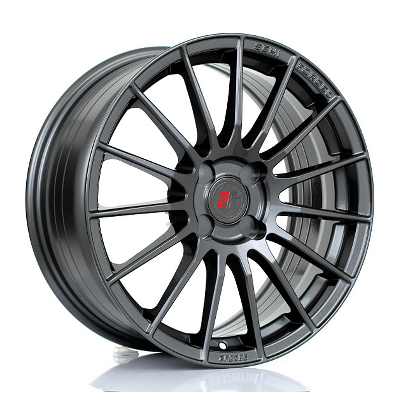 2FORGE ZF1 17x7.5 CUSTOM PCD ET10 to 51 GLOSS GUNMETAL (Load Rated 690kg) www.srbpower.com