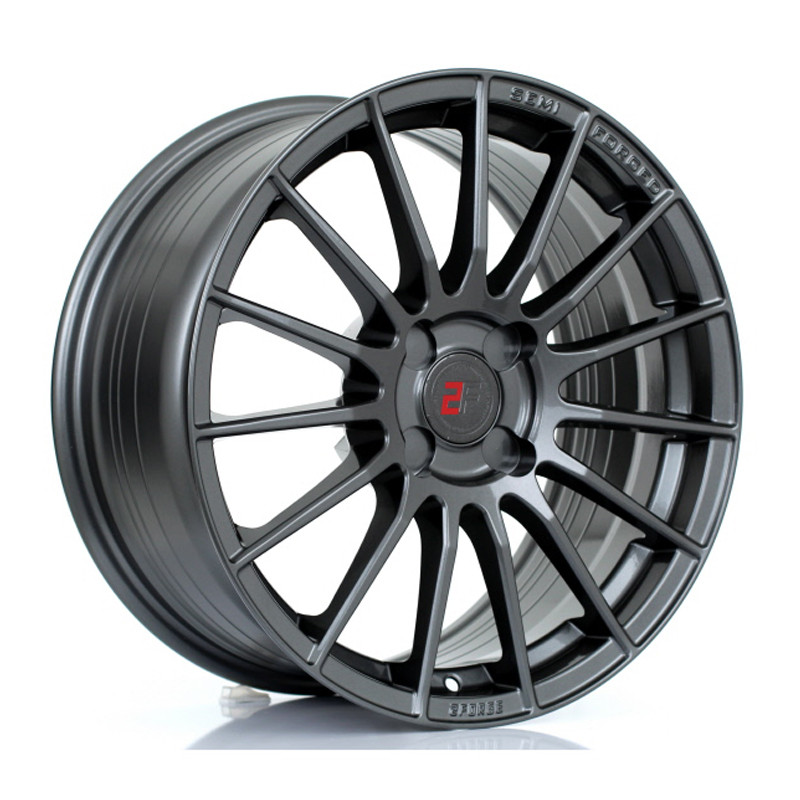 2FORGE ZF1 17x8 CUSTOM PCD ET10 to 58 GLOSS GUNMETAL (Load Rated 690kg) www.srbpower.com