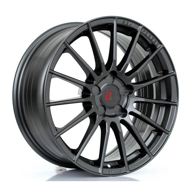 2FORGE ZF1 17x7.5 CUSTOM PCD ET10 to 51 GLOSS GUNMETAL (Load Rated 690kg) www.srbpower.com