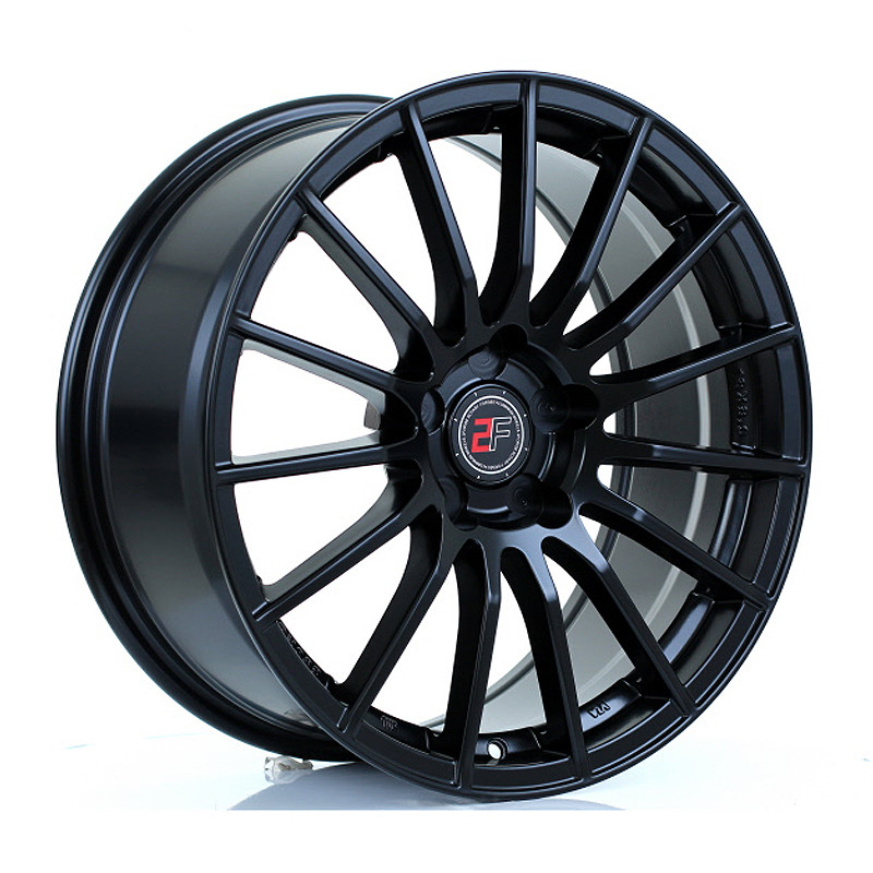 2FORGE ZF1 17x7.5 CUSTOM PCD ET10 to 51 MATT BLACK (Load Rated 690kg) www.srbpower.com