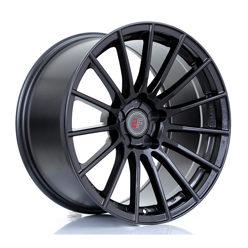 2FORGE ZF1 18x10 CUSTOM PCD ET0 to 38 GLOSS GUNMETAL (Load Rated 850kg) www.srbpower.com
