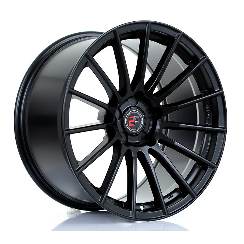 2FORGE ZF1 18x10 CUSTOM PCD ET0 to 38 MATT BLACK (Load Rated 850kg) www.srbpower.com