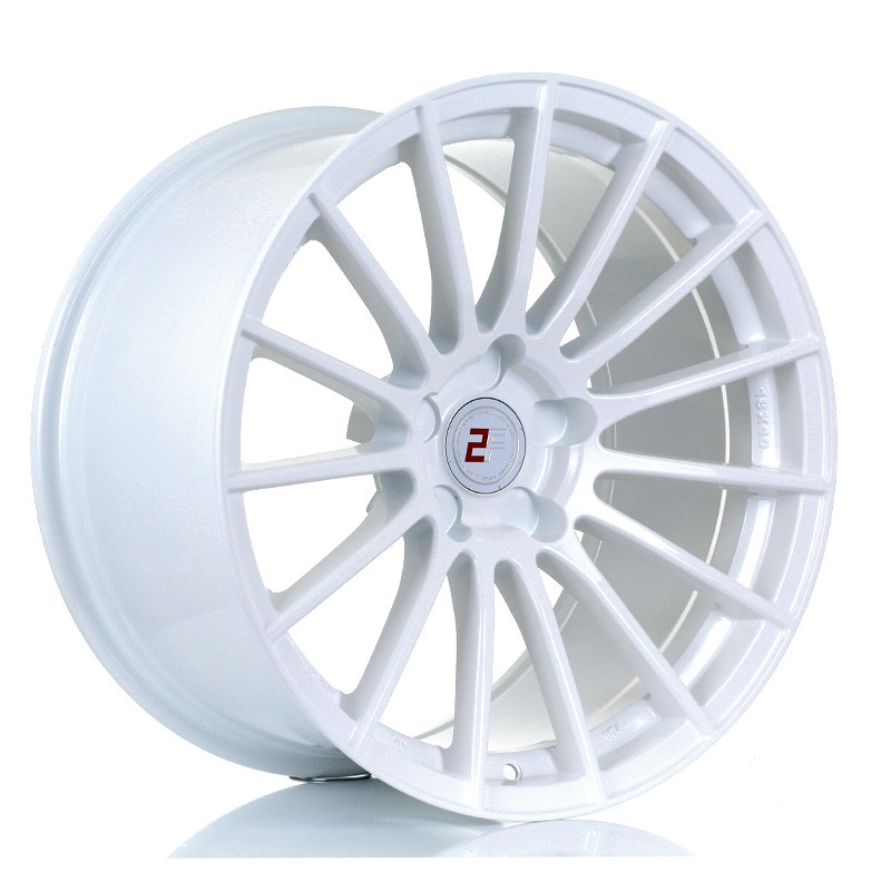 2FORGE ZF1 18x11 CUSTOM PCD ET20 to 48 WHITE (Load Rated 850kg) www.srbpower.com