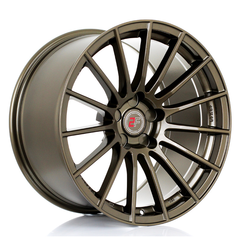 2FORGE ZF1 19x8.5 CUSTOM PCD ET15 to 45 GLOSS BRONZE (Load Rated 735kg) www.srbpower.com