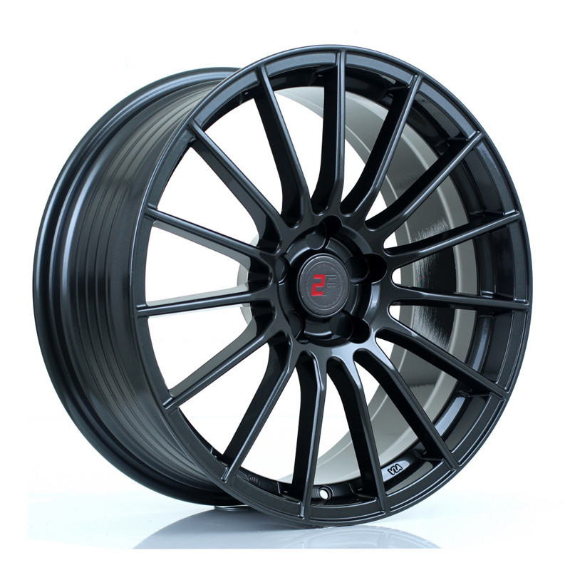 2FORGE ZF1 19x8.5 CUSTOM PCD ET15 to 45 GLOSS GUNMETAL (Load Rated 735kg) www.srbpower.com