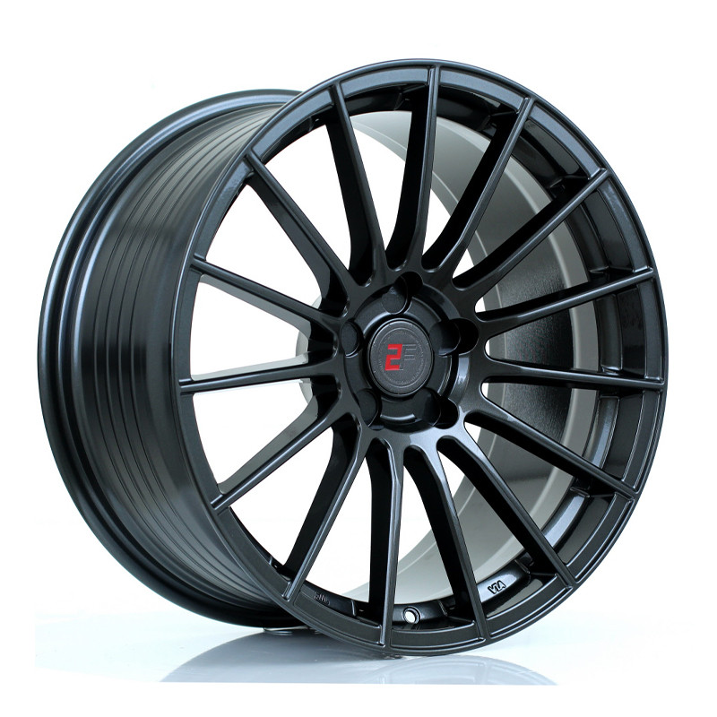 2FORGE ZF1 19x9.5 CUSTOM PCD ET15 to 45 GLOSS GUNMETAL (Load Rated 735kg) www.srbpower.com