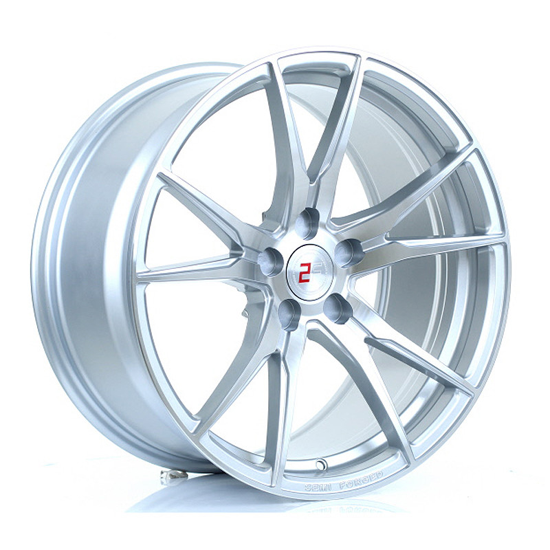 2FORGE ZF2 19x9.5 CUSTOM PCD ET15 to 48 SILVER POLISHED FACE (Load Rated 850kg) www.srbpower.com