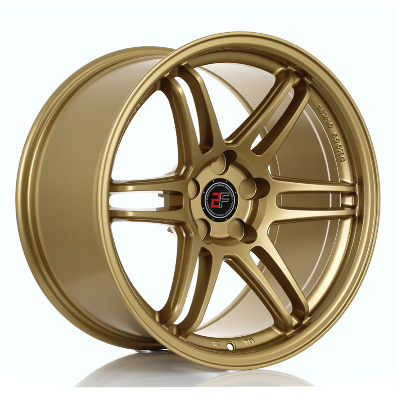 2FORGE ZF5 18x10 CUSTOM PCD ET0 to 35 GLOSS GOLD (Load Rated 690kg) www.srbpower.com